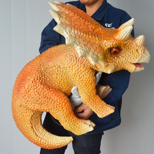 Amusement Props baby Triceratops  hand puppets
