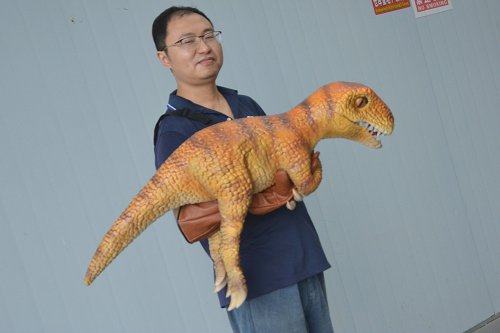 Amusement Props hand puppets Dinosaur Velociraptor