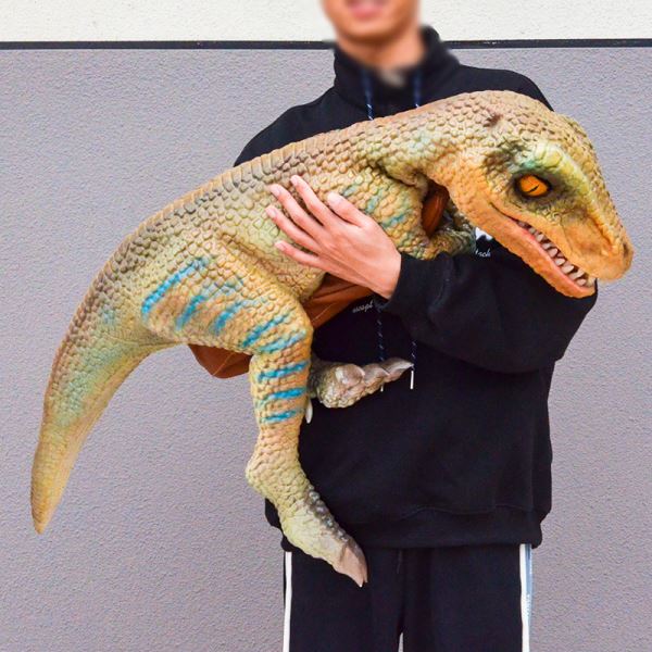 Etapa Muñeca de mano de dinosaurio Velociraptor