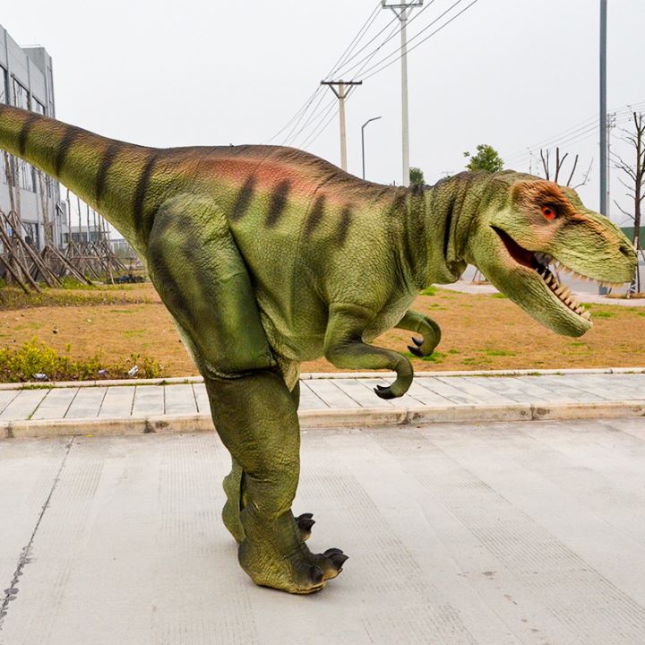 Simulación Tecnología 3D Traje de Dinosaurio T-Rex para Adultos